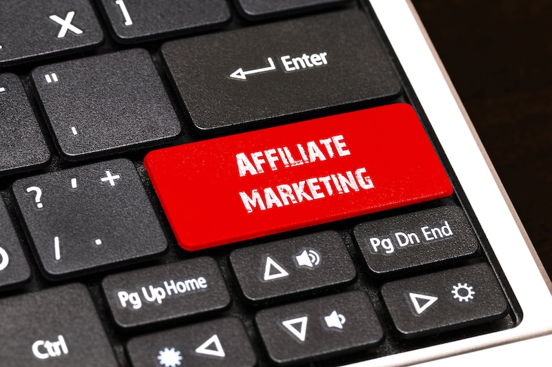 Affiliate marketing på tangentbord